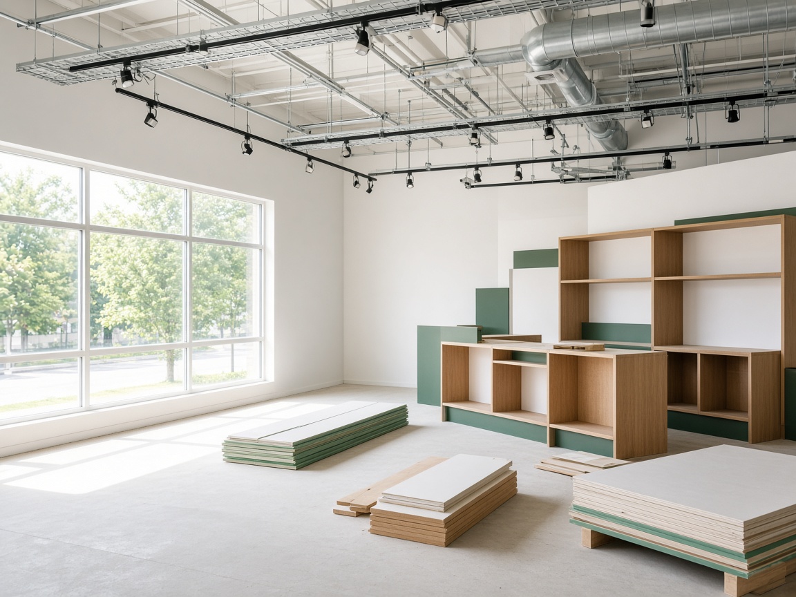 Farmacia in cantiere durante la realizzazione